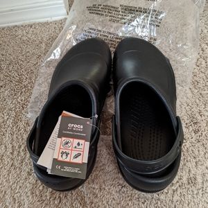 Men's black Crocs